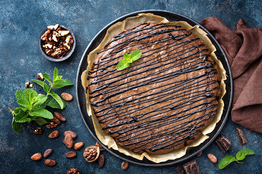 Menggunakan Saus Cokelat