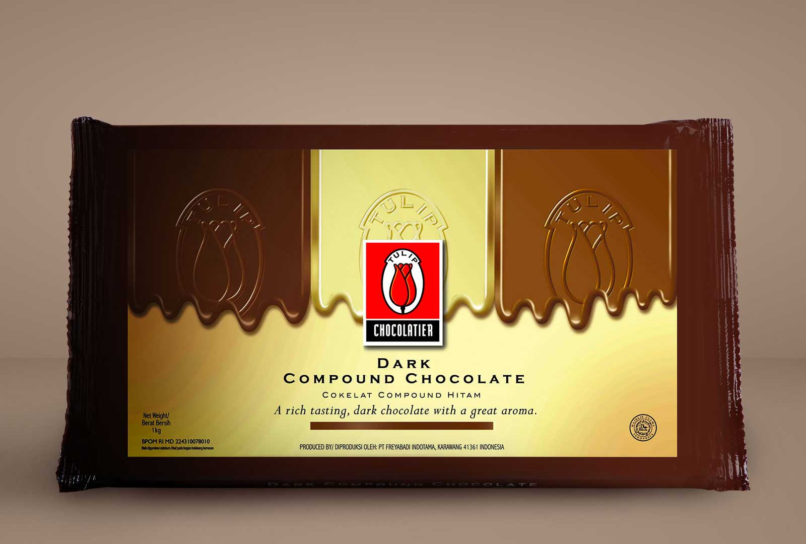Jual Seri Cokelat Compound Terbaik Tulip Cokelat