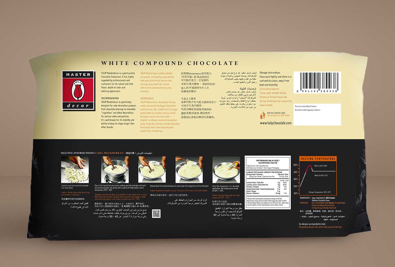 Buy White Compound Chocolate - Master Decor | Tulip
