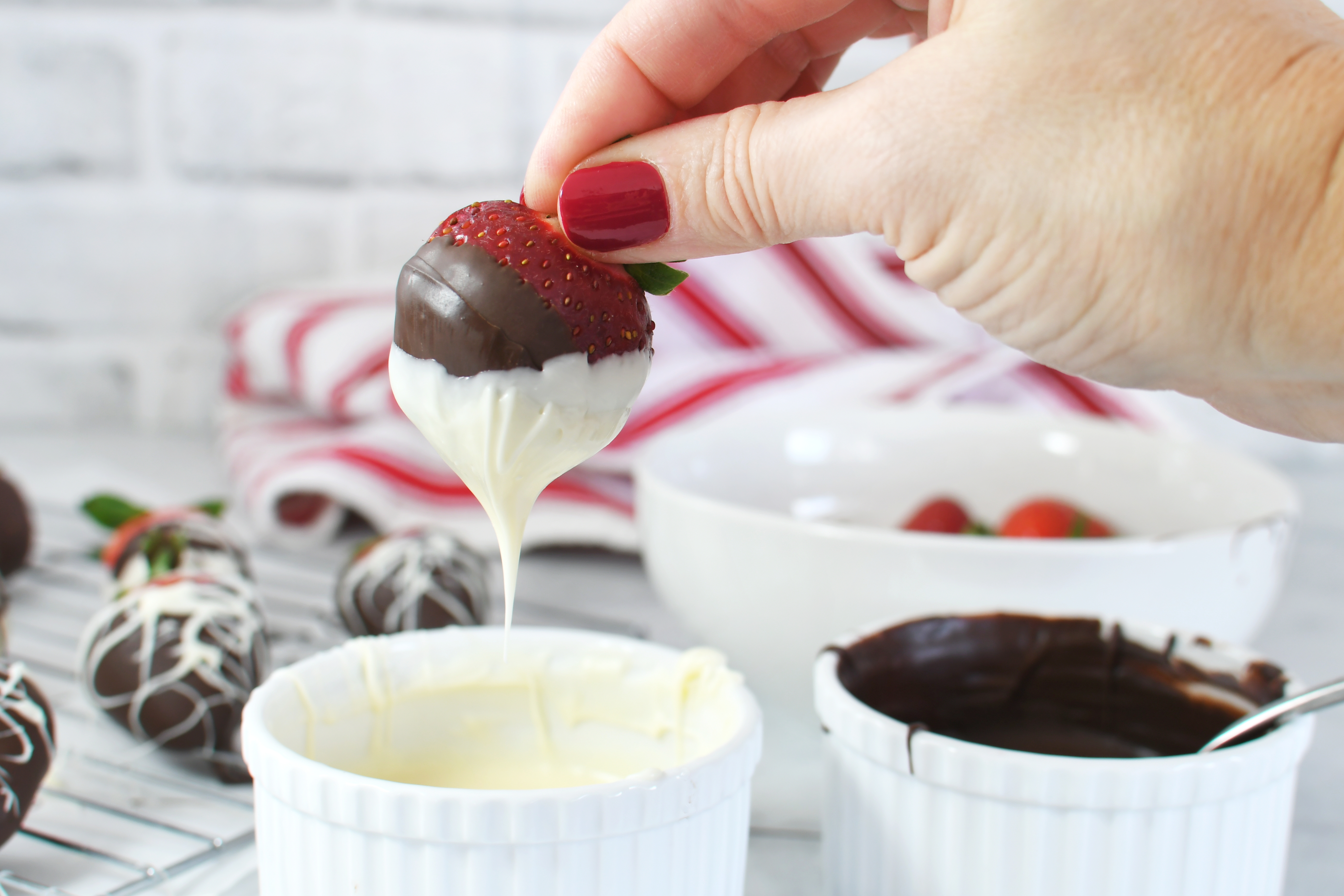 white chocolate sauce